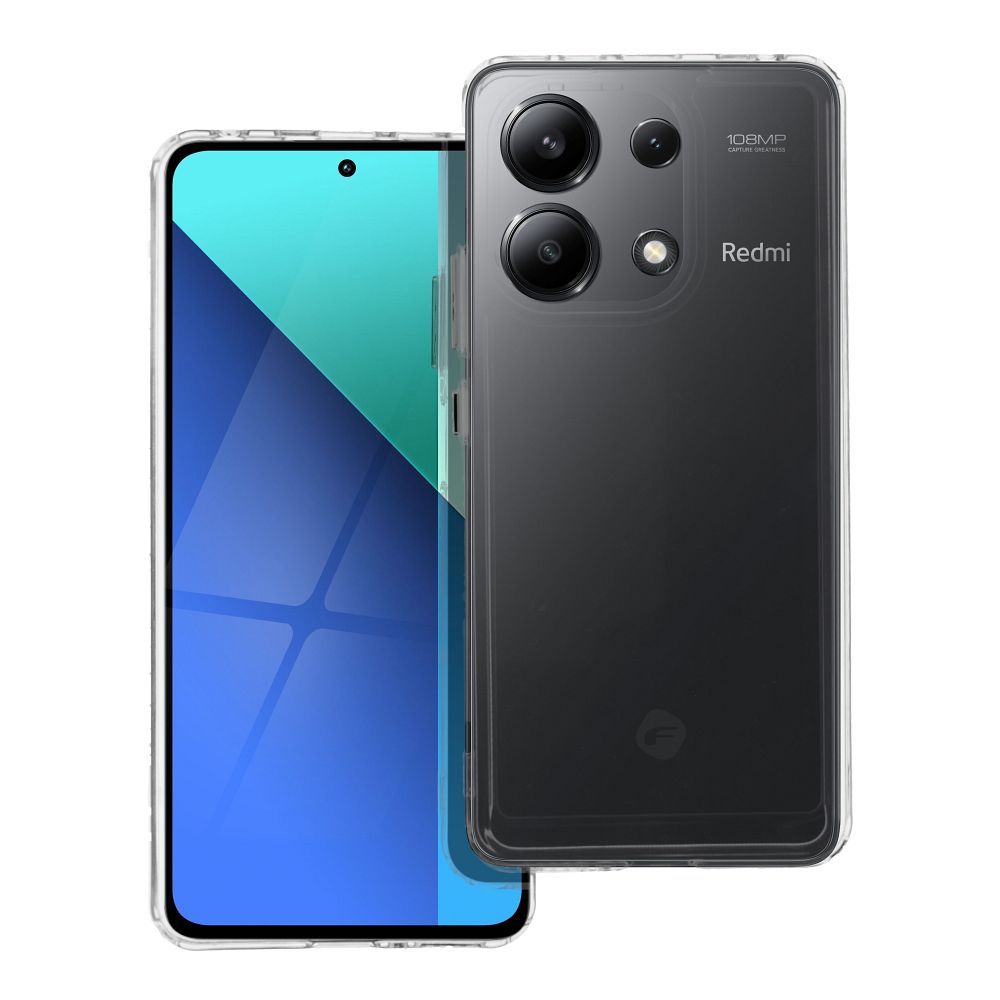 FORCELL F-PROTECT Klare Handyhülle für XIAOMI Redmi Note 13 4G transparent