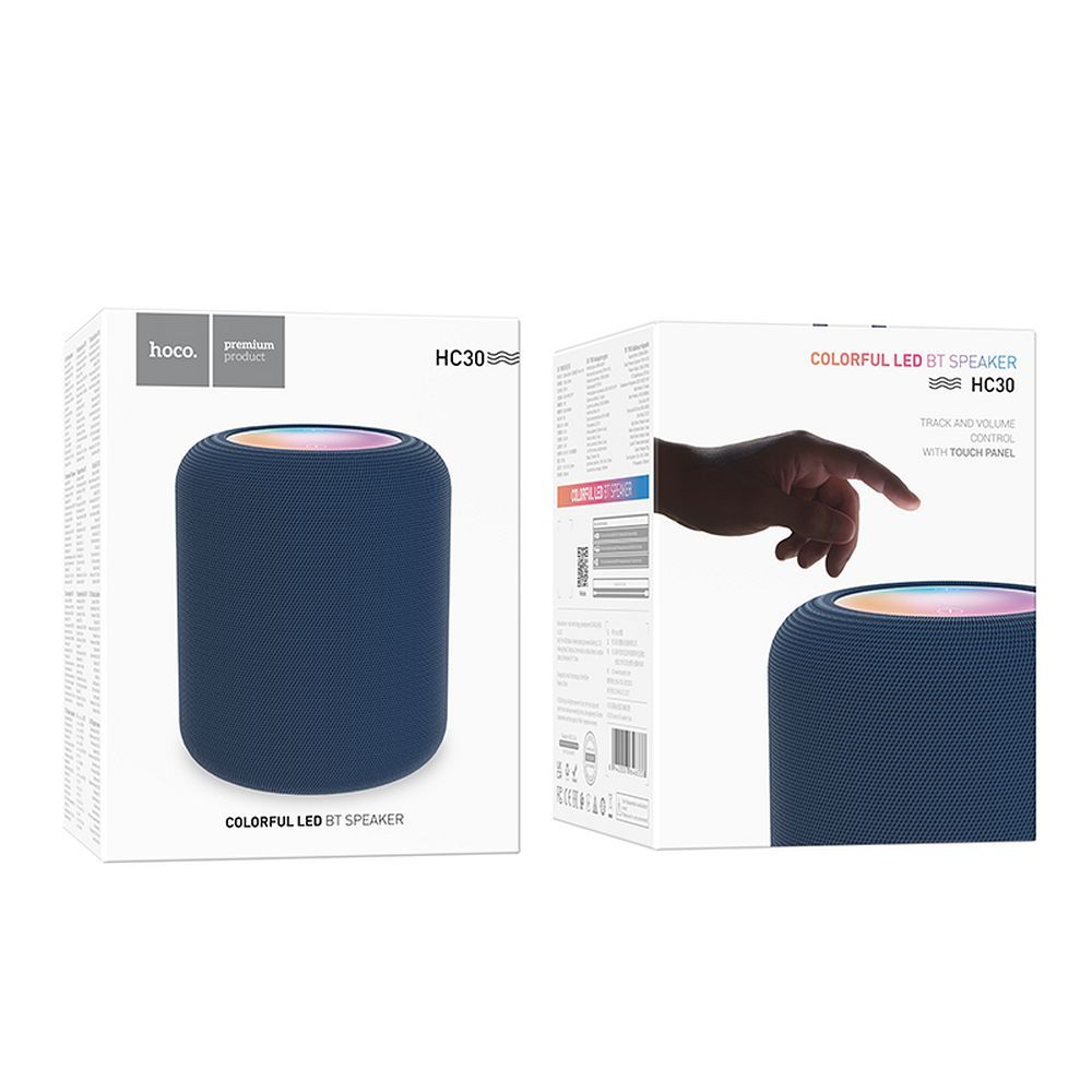 Bluetooth-Lautsprecher LED 5W 3h Hoco HC30 blau – Bild 5