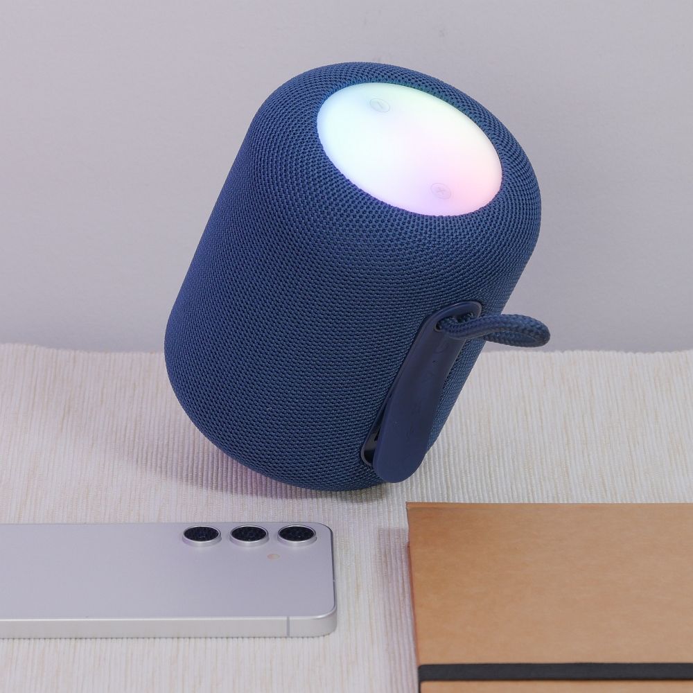 Bluetooth-Lautsprecher LED 5W 3h Hoco HC30 blau – Bild 6