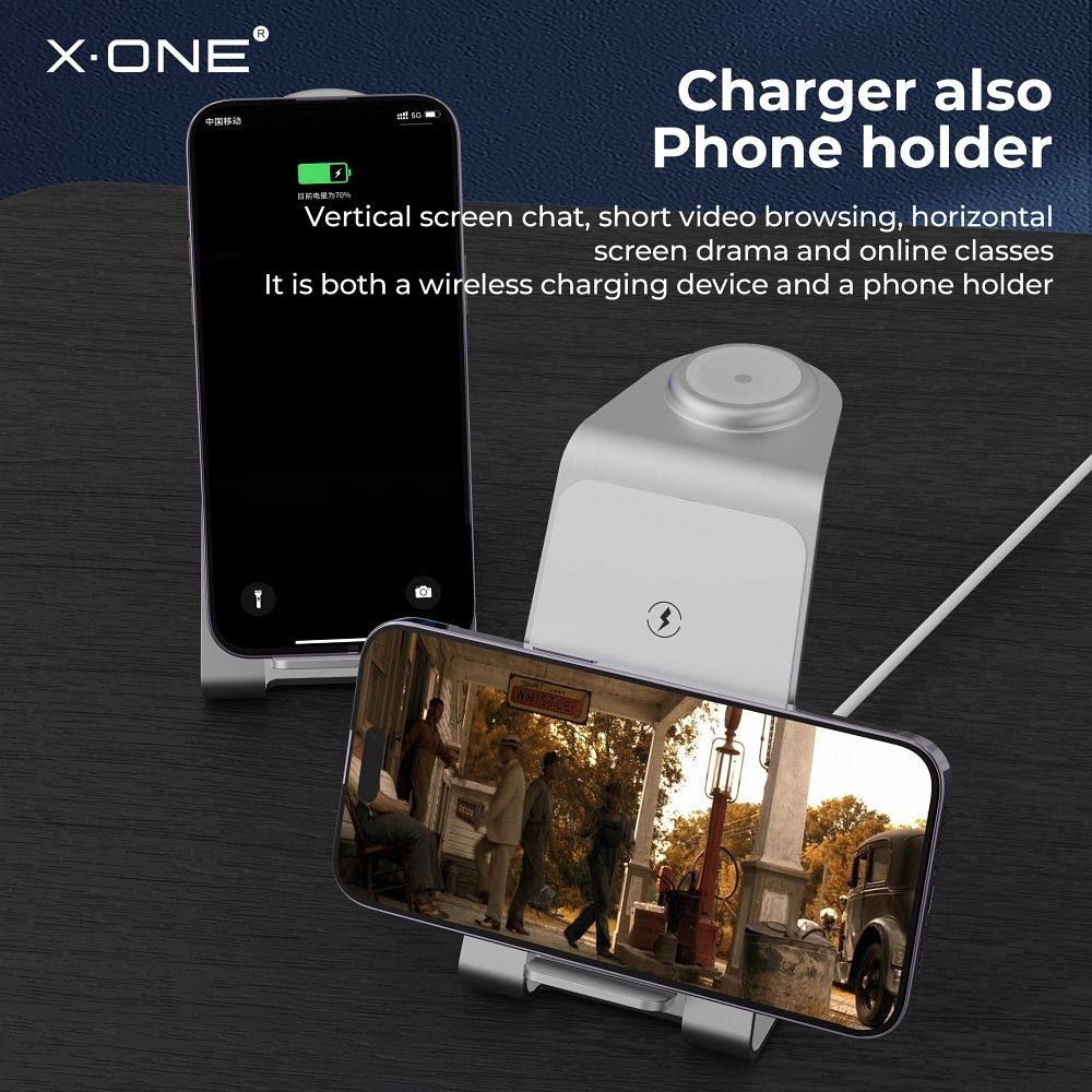 X-ONE 3-in-1 Kabelloses Ladegerät 22W – Bild 12