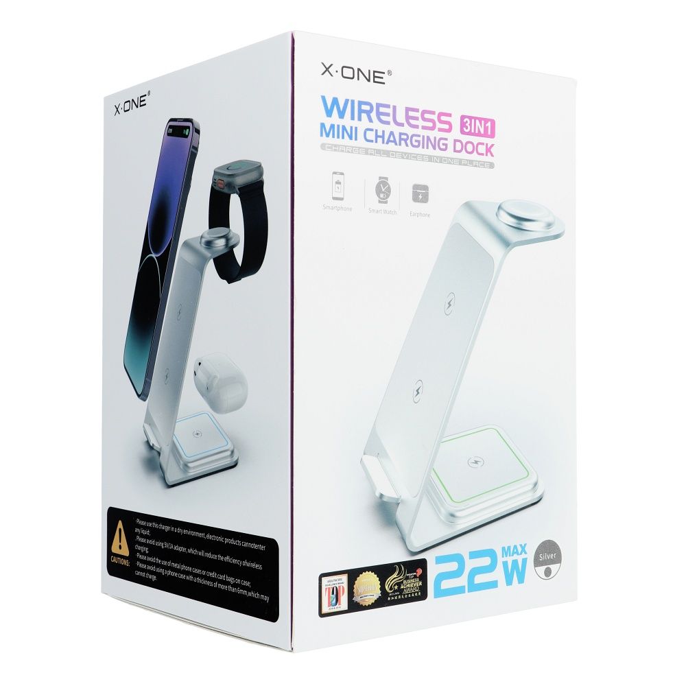 X-ONE 3-in-1 Kabelloses Ladegerät 22W – Bild 14