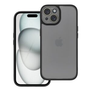 VARIETE Handyhülle für iPhone 15 in Schwarz