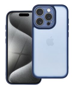 VARIETE Handyhülle für iPhone 15 Pro in Navy Blau