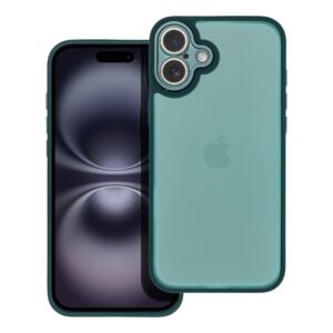 VARIETE Handyhülle für iPhone 16 Plus in Dunkelgrün