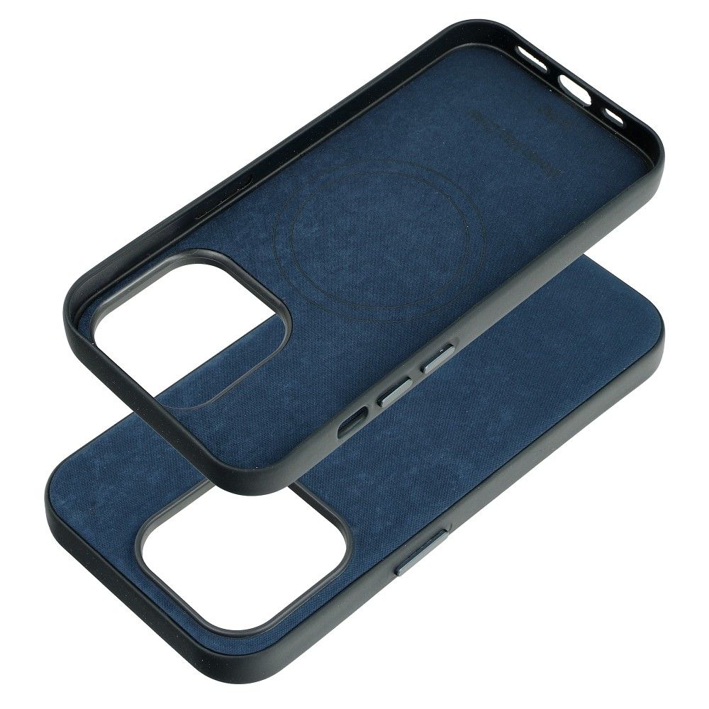 Gewebtes MagCover kompatibel mit MagSafe für iPhone 14 Pro in Blau – Bild 3