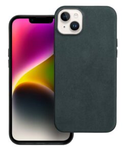 Gewebtes Mag Cover kompatibel mit MagSafe für iPhone 14 Plus in Grün