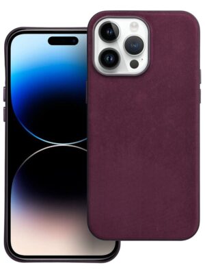 Gewebtes Mag Cover kompatibel mit MagSafe für iPhone 14 Pro Max in Burgunderrot