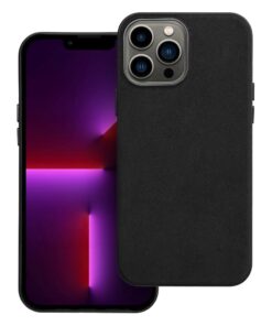 Woven Mag Cover kompatibel mit MagSafe für iPhone 13 Pro Max in Schwarz