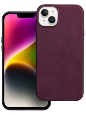 Gewebtes MagCover kompatibel mit MagSafe für iPhone 14 Plus in Burgunderrot