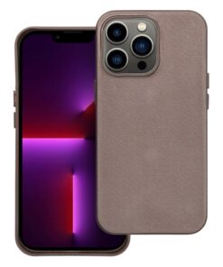 Woven Mag Cover kompatibel mit MagSafe für iPhone 13 Pro, Hellbraun