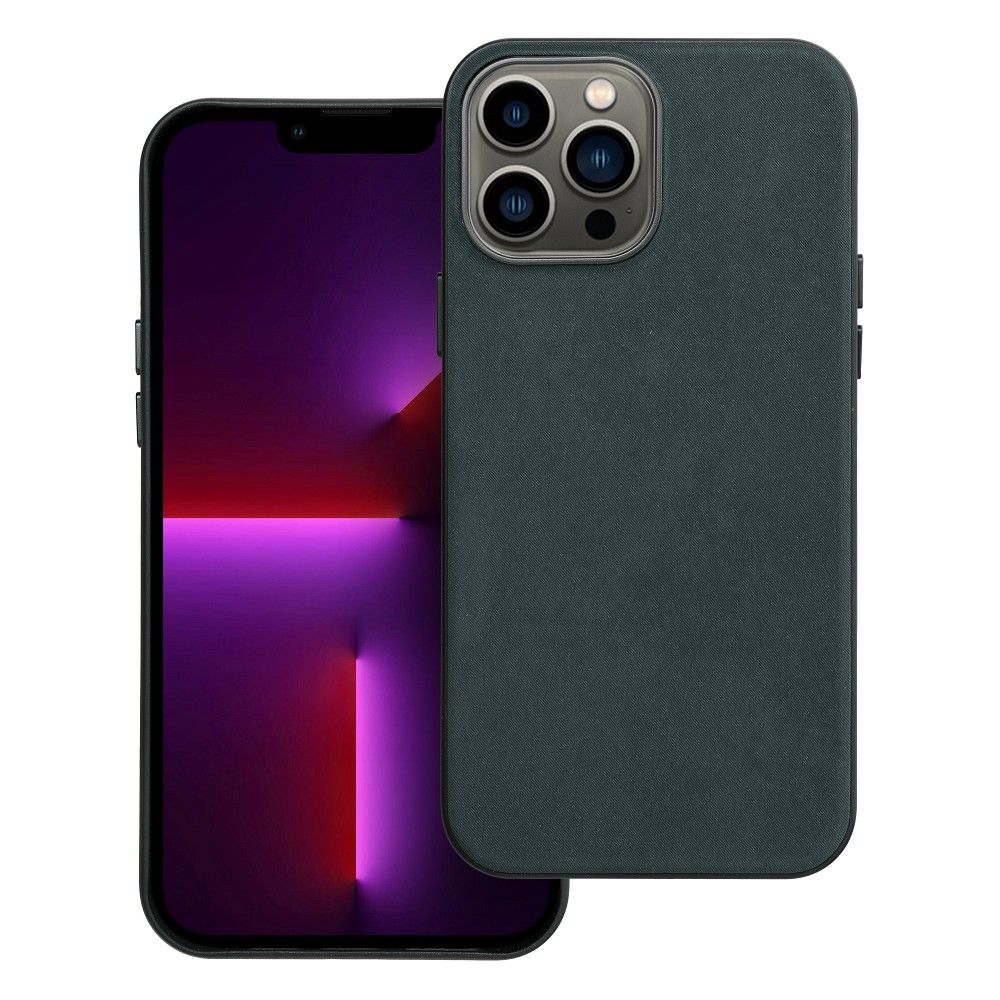 Gewebtes Mag Cover kompatibel mit MagSafe für iPhone 13 Pro Max in Grün