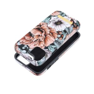 FORCELL F-PROTECT Mirage Handyhülle kompatibel mit MagSafe für iPhone 15 Plus Bloom Bush