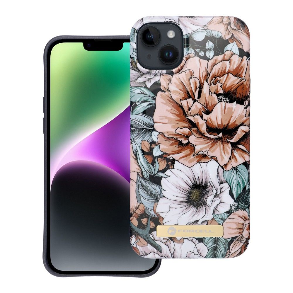 FORCELL F-PROTECT Mirage Handyhülle kompatibel mit MagSafe für IPHONE 14 Plus Bloom Bush – Bild 3