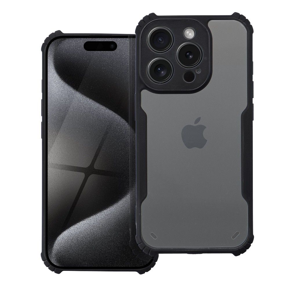 ANTI-DROP Handyhülle für iPhone 15 Plus Schwarz