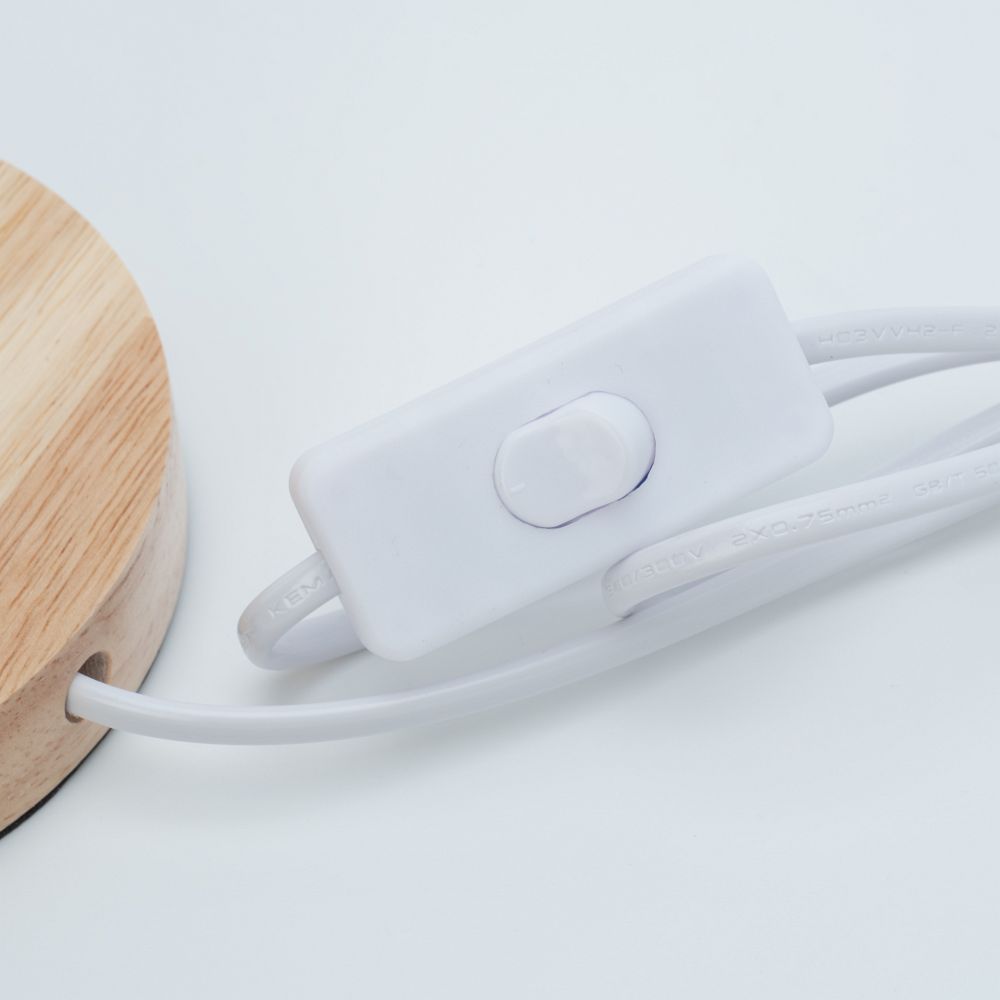 Art Deco Nachttischlampe mit blauen Federn CBDPH – Bild 6