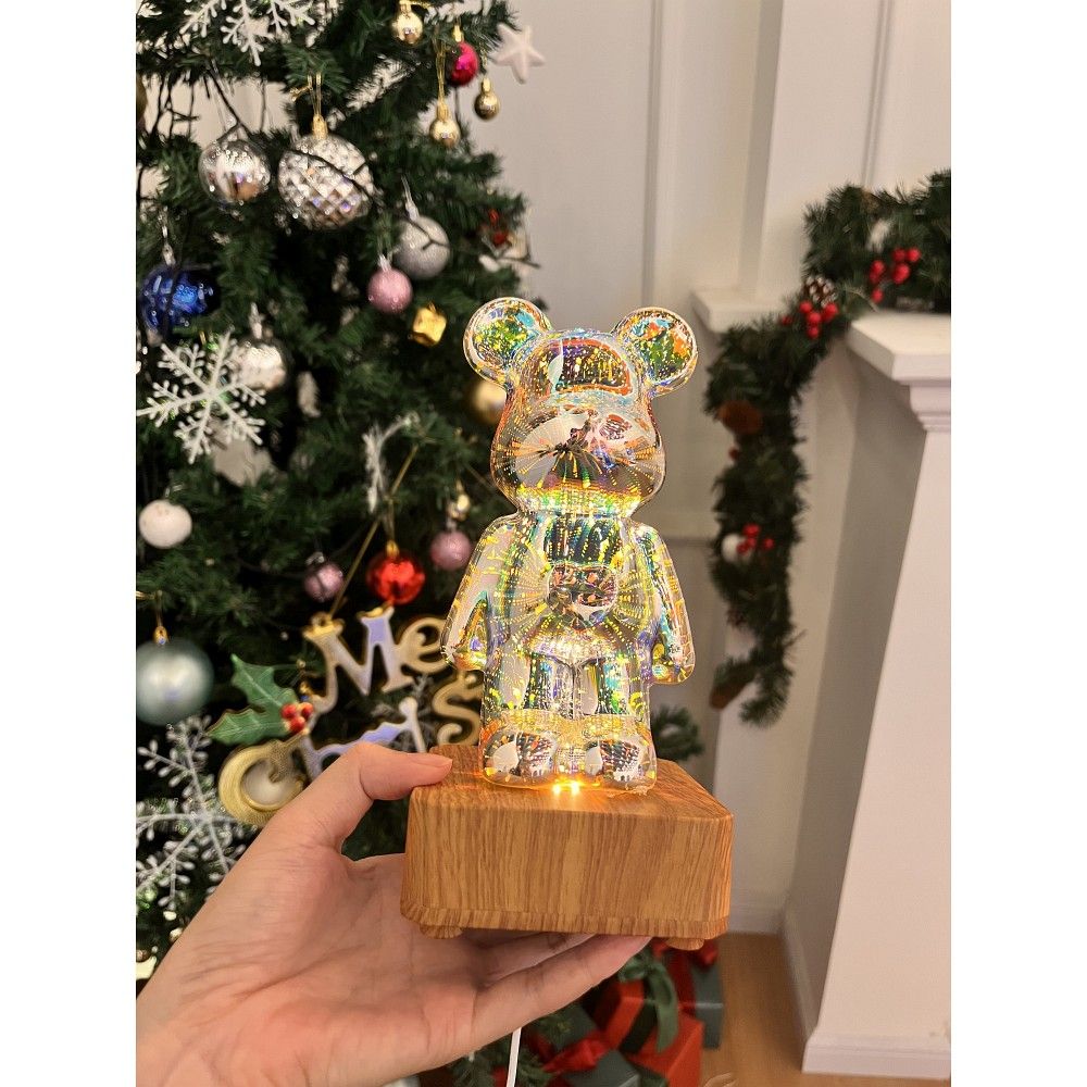 LED 3D Art Deco stehendes Teddybär Nachtlicht L3GFBD – Bild 10