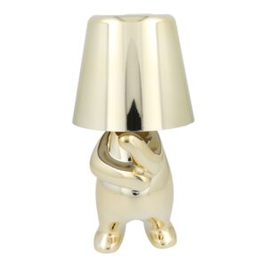 GOLD MAN Art Deco Steh-Nachtlampe (Muster 3) MLTL