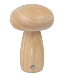 GRZYBEK Art Deco Nachttischlampe aus Holz MTWTHN