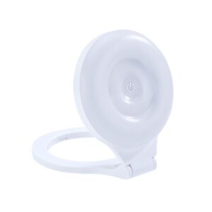 Mini magnetischer Handyhalter mit Licht, kompatibel mit MagSafe, weiß