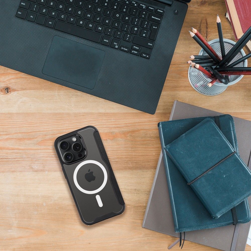 Smart Mag Holster für iPhone 14 Plus, kompatibel mit MagSafe, Schwarz – Bild 5