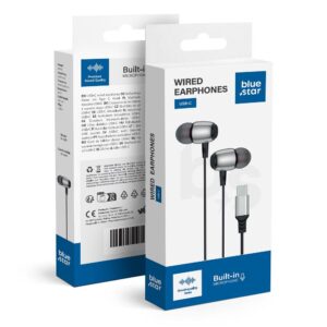 Kabelgebundene USB-C In-Ear-Kopfhörer (DAC) Blue Star M09C 1,2 m schwarz