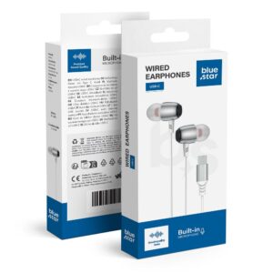Kabelgebundene In-Ear-Kopfhörer USB-C (DAC) Blue Star M09C 1,2 m Weiß