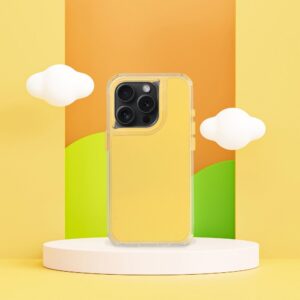 MATRIX Handyhülle für iPhone 15 Pro Max in Gelb – Bild 4