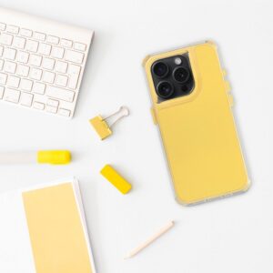MATRIX Handyhülle für iPhone 15 Pro Max in Gelb – Bild 5
