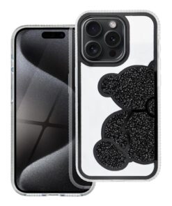 TEDDY BEAR Handyhülle für iPhone 14 in Schwarz