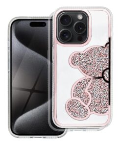 TEDDY BEAR Handyhülle für iPhone 16 Plus in Rosa