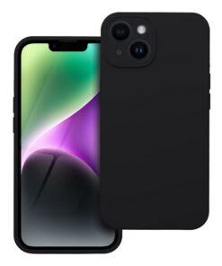 Silikon 2mm Handyhülle für iPhone 14 Schwarz