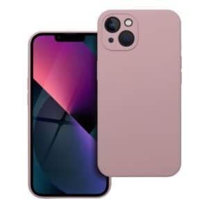 SILICONE 2mm Handyhülle für iPhone 13 in Puderrosa