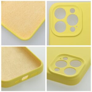 SILICONE 2mm Handyhülle für iPhone 15 Pro Max – Gelb – Bild 5