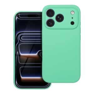 Silikon-Handyhülle 2 mm für iPhone 17 Pro in Mint