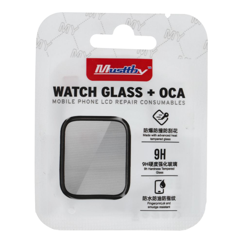 MUSTTBY Glas + OCA für Apple Watch Serie 3 - 38 mm – Bild 3