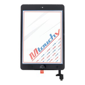MUSTTBY Touchscreen + Klebeband + Home-Button für iPAD Mini2 (schwarz)