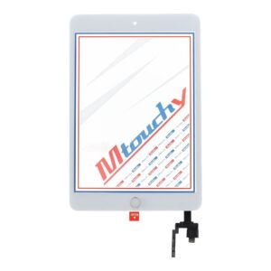 MUSTTBY Touchscreen + Klebeband + Home-Button für iPad Mini 3 (weiß)