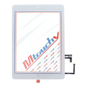 MUSTTBY Touchscreen + Klebeband + Home-Button für iPAD Air 1 (weiß)