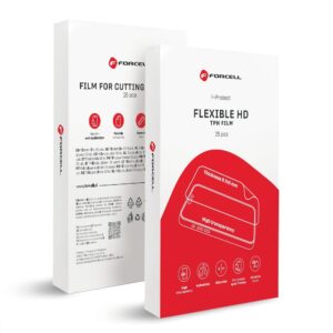 FORCELL FLEXIBLE HD – TPU-Folie für Plotter 196x125 mm, 25 Stück