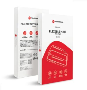 FORCELL MATT – Schneidefolie für Plotter 196 x 125 mm, 25 Stück