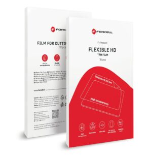 Schutzfolie für Schneidemaschine Forcell F-Protect Flexible TABLET HD für Tablets bis max. 13" – 10 Stück transparent