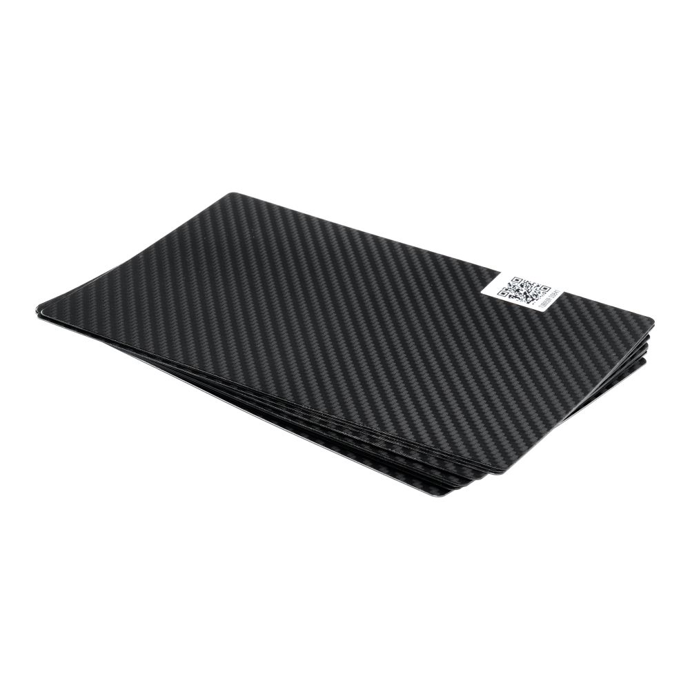 Folie für Rückseite 180 x 120 mm 10 Stück – Carbon