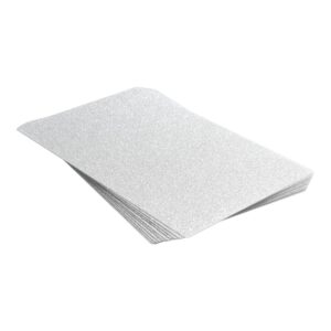 Folie für Rückseite 180 x 120 mm 10 Stück – silber