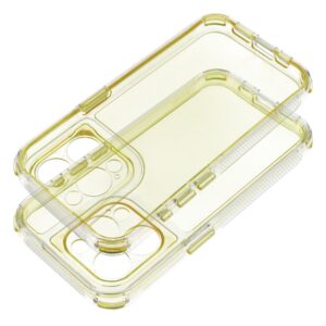 MATRIX CLEAR Handyhülle für iPhone 16e (SE 4 2025) Gelb