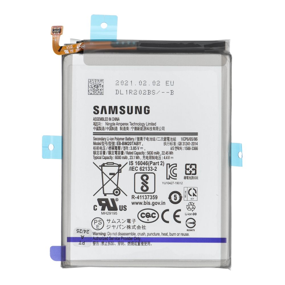 ServicePack Akku EB-BM207ABY für SAMSUNG M21 M30 M30S M31 GH82-22406A – Bild 3