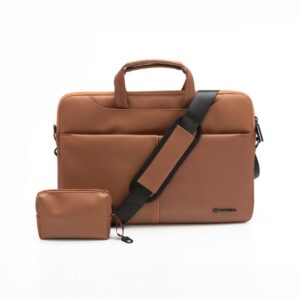 FORCELL F-PROTECT URBAN STYLE Tasche für Laptop 15,6" Braun