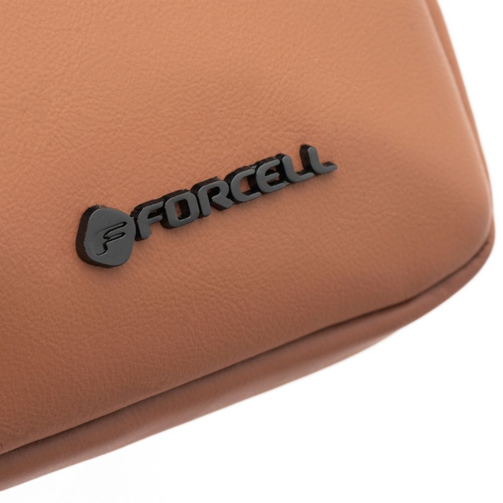 FORCELL F-PROTECT URBAN STYLE Tasche für Laptop 15,6" Braun – Bild 7