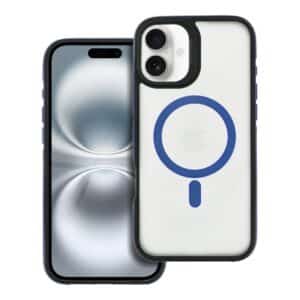 NEO Hülle für iPhone 16 Plus, kompatibel mit MagSafe, blau