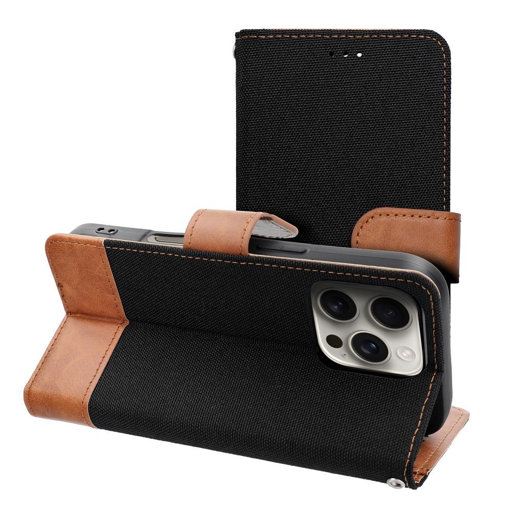 Jeans Book für iPhone 16 Pro Max in Schwarz