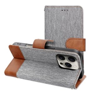 Jeans Book für iPhone 16 Pro Max in Grau
